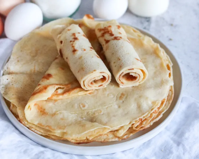 Schnelle Pfannkuchen aus drei Zutaten
