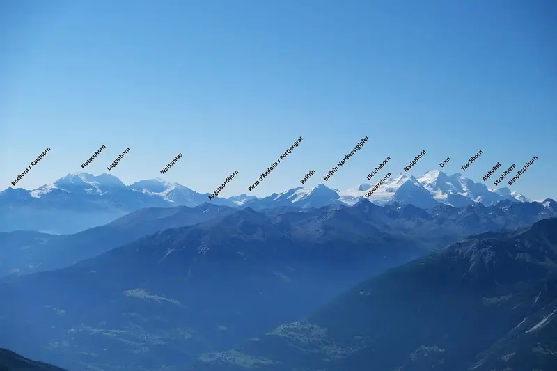 Trubelstock – Wanderung bei Crans Montana im Wallis