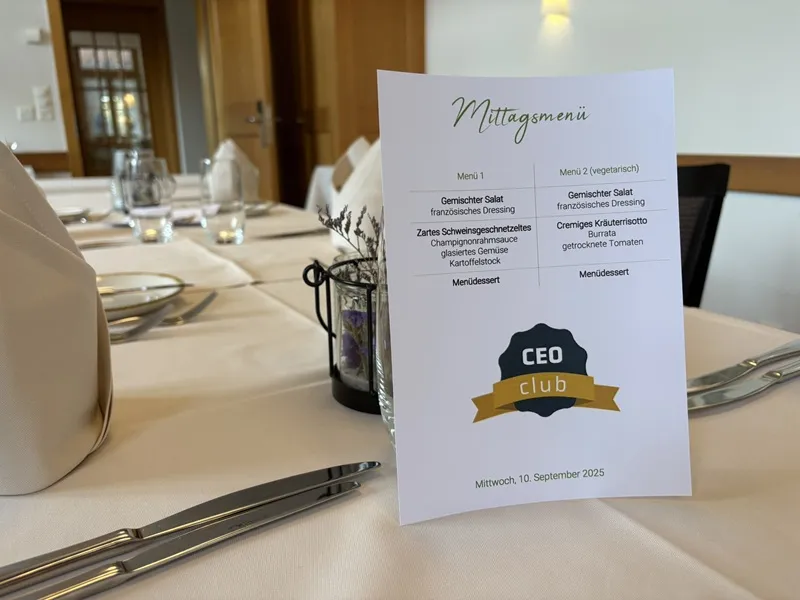 Businesslunch – wenn Vertrauen entsteht