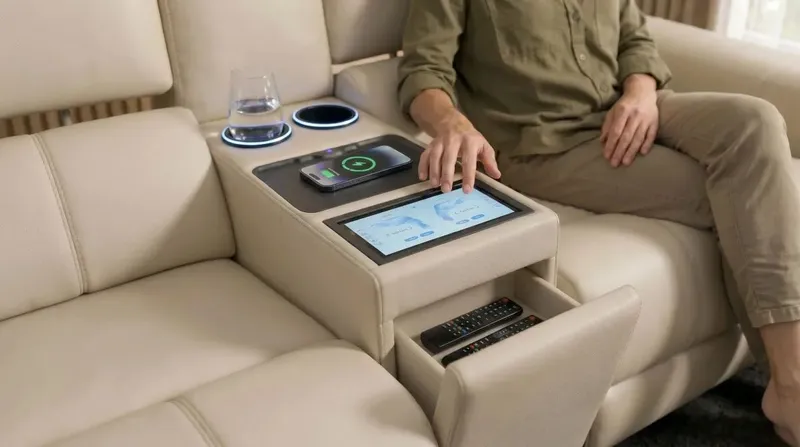 Luxuriöses Kinosofa mit vollständiger Heimkino-Technologie