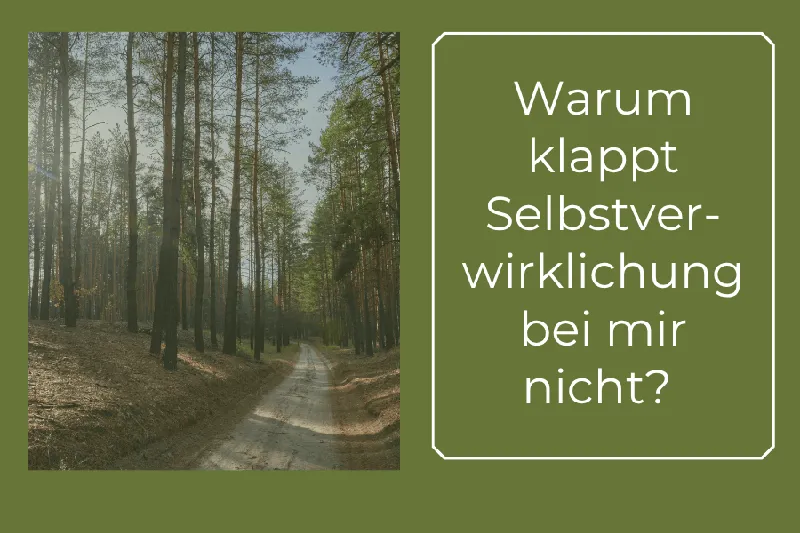 Warum klappt Selbstverwirklichung bei mir nicht?