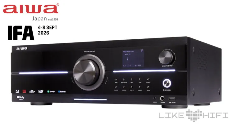 IFA 2026: AIWA kehrt zurück – Mehr Audio auf der Messe in Berlin