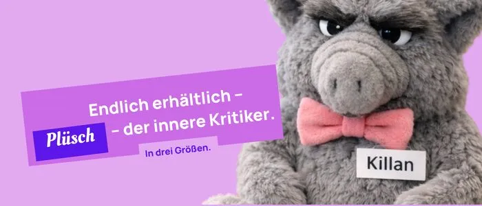 Wir haben einen Plüsch entwickelt. Sein Name ist Kilian