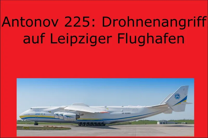Antonov 225: Drohnenangriff auf Leipziger Flughafen