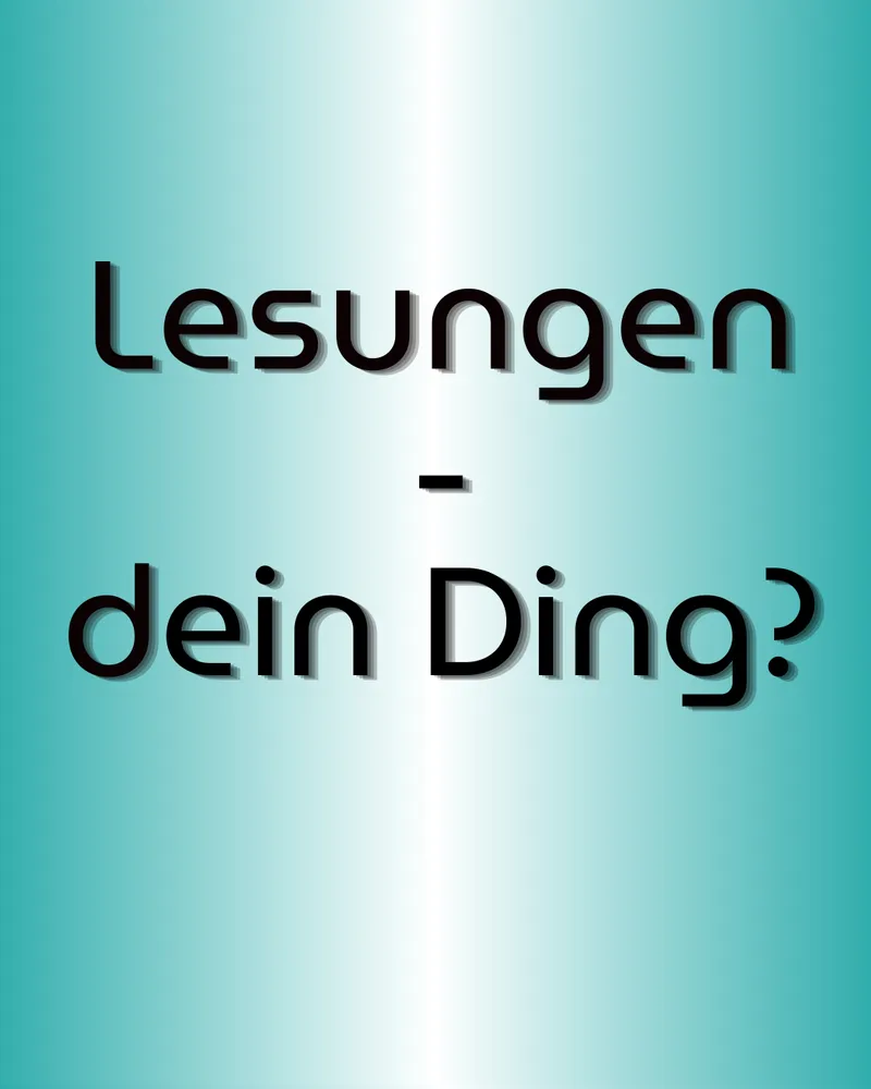 Gedanken am Abend - Lesungen
