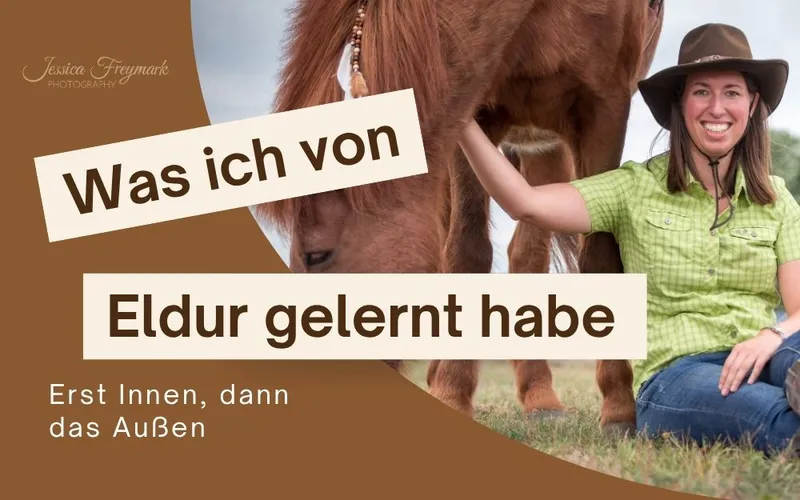 Was ich von meinem Islandpferd Eldur gelernt habe: erst Innen, dann das Außen