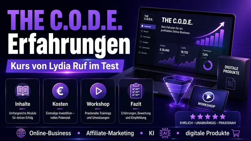 THE C.O.D.E. Erfahrungen: Lohnt sich der Kurs von Lydia Ruf?