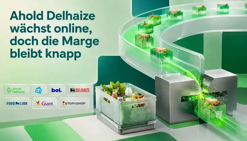 Ahold Delhaize wächst online, doch die Marge bleibt knapp