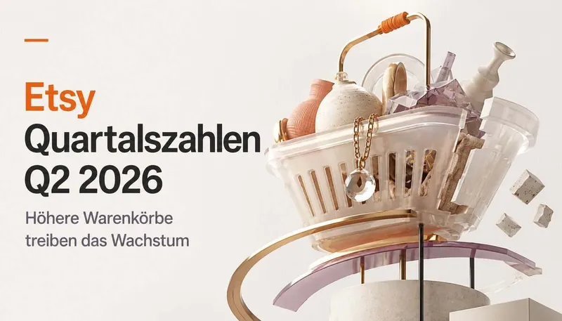 Etsy Quartalszahlen Q2 2026: Höhere Warenkörbe treiben das Wachstum