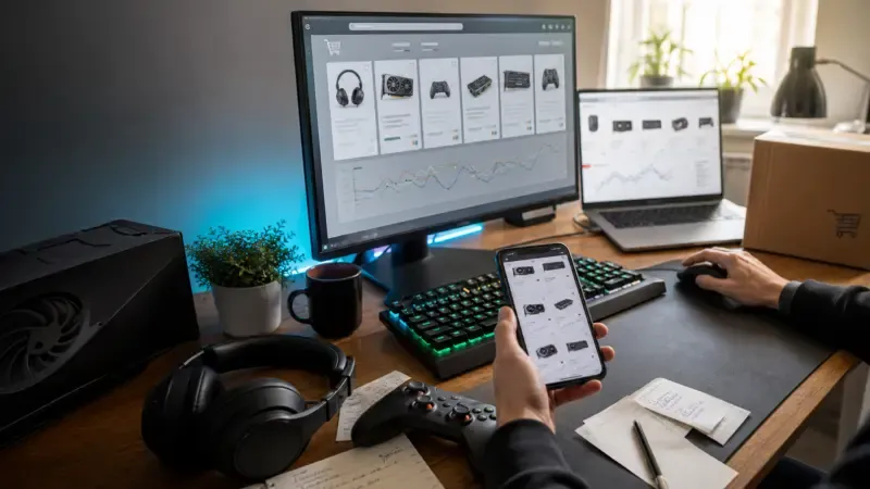Gaming-Hardware und Streaming-Equipment