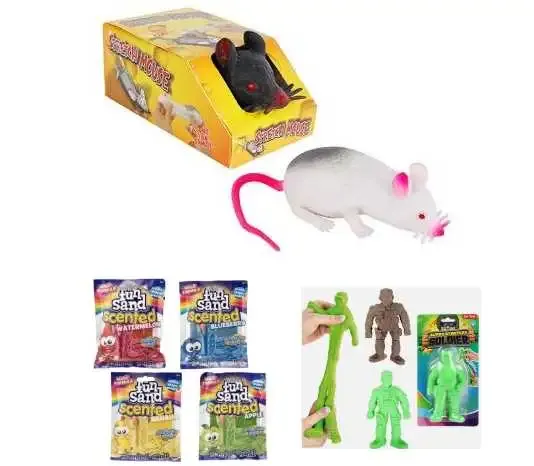 Rückruf bei Woolworth: Stretch-Spielzeuge können asbesthaltigen Spielsand enthalten