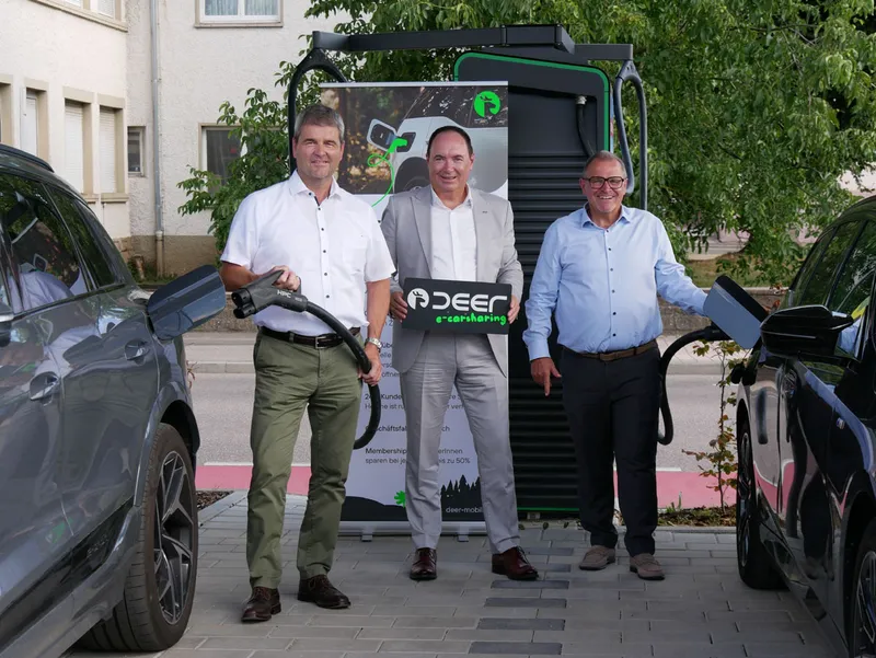 Eröffnung Elektroladepark Heilbronner Straße