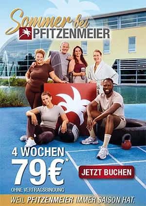 Sommer bei Pfitzenmeier: Fitness und Wellness haben immer Saison