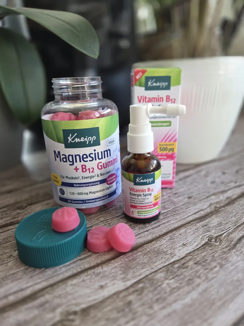 Mehr Energie im Alltag? Mein Test mit Kneipp Vitamin B12 Spray & Magnesium Gummies
