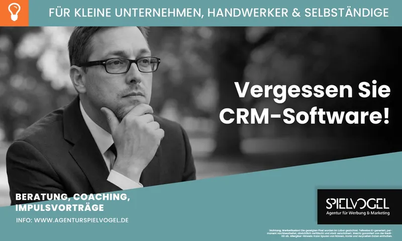 Halt stopp! Vergessen Sie CRM-Software!