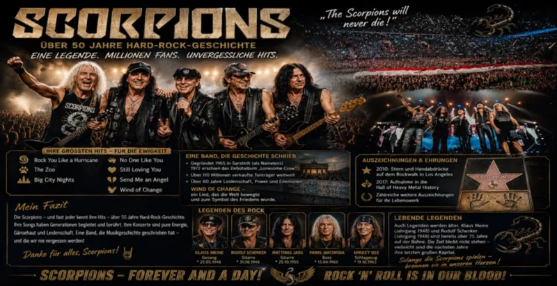 Eine Hard-Rock-Legenden aus – Scorpions