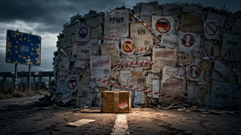 (PPWR) Das Stille Sterben: Warum tausende kleine Händler heute Nacht Europa den Rücken kehren!