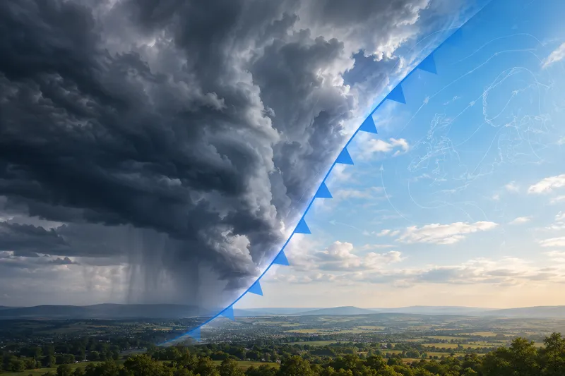 Kaltfront: Was ist das und wie wirkt sie sich aufs Wetter aus?