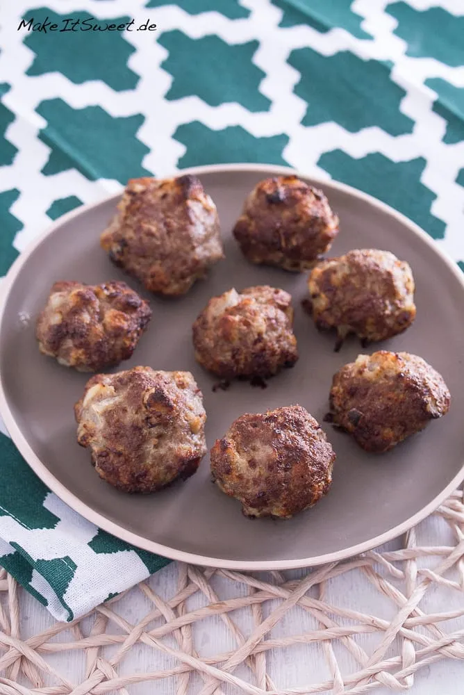Mini Frikadellen aus der Heißluftfritteuse