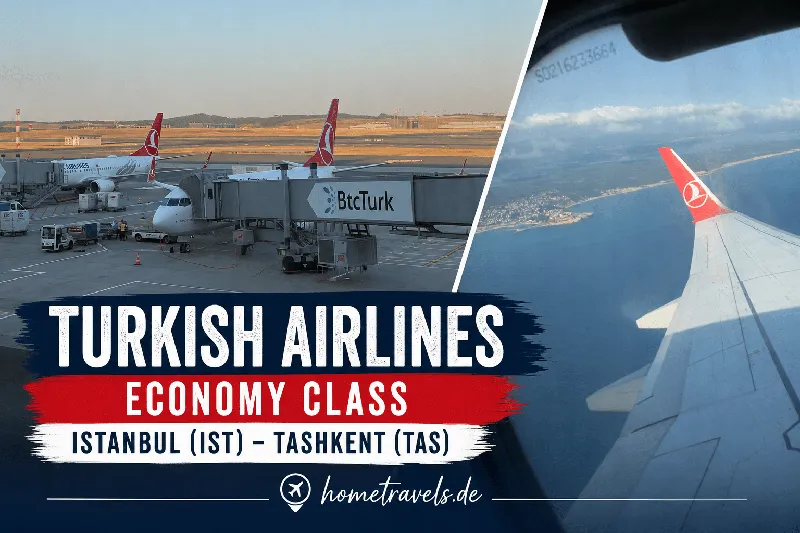 Turkish Airlines von Istanbul nach Tashkent: Economy Class im Test