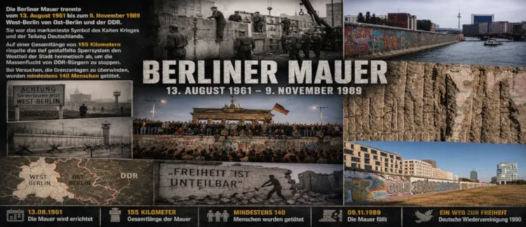 Die Berliner Mauer – 9. November 1989