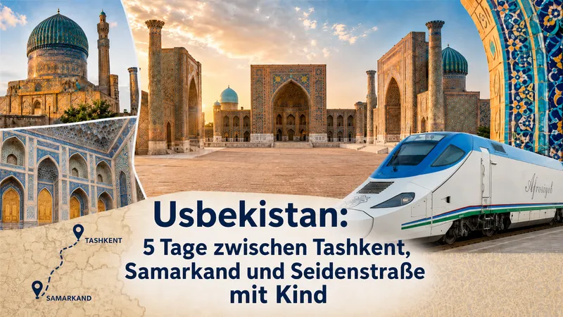 Usbekistan: 5 Tage zwischen Tashkent, Samarkand und Seidenstraße mit Kind