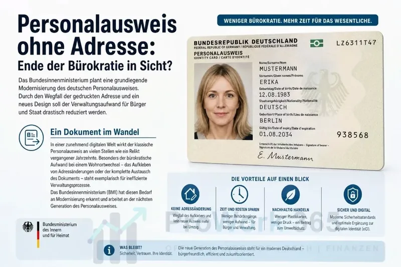 Personalausweis ohne Adresse: Ende der Bürokratie in Sicht?