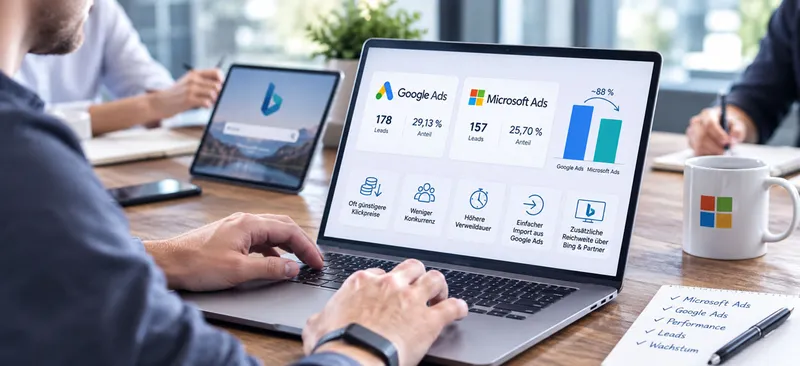 Microsoft Ads im Praxistest: Wie Bing Ads fast so viele Leads wie Google Ads liefern kann