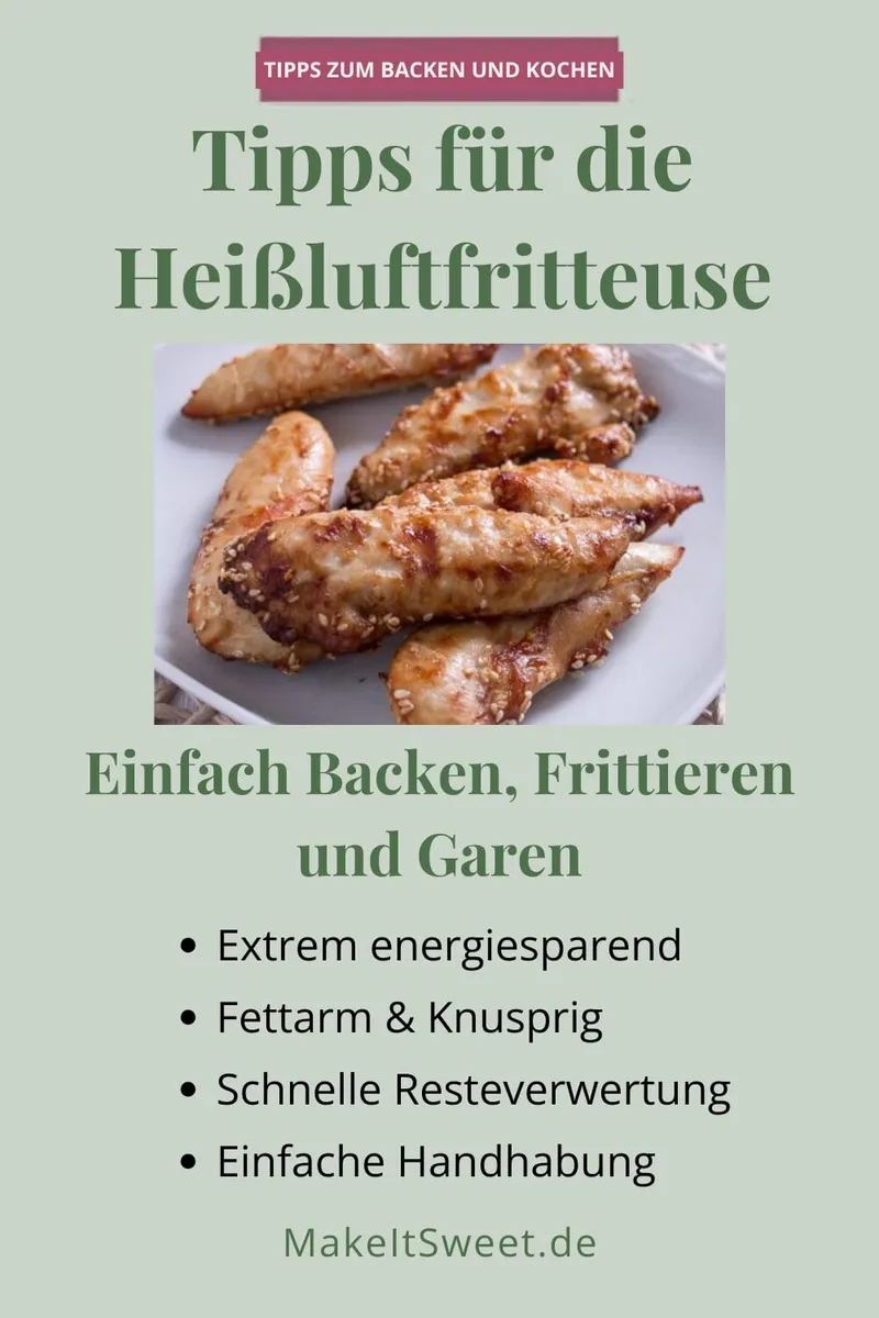 10 einfache Tipps für die Heißluftfritteuse: Backen, Frittieren und Garen