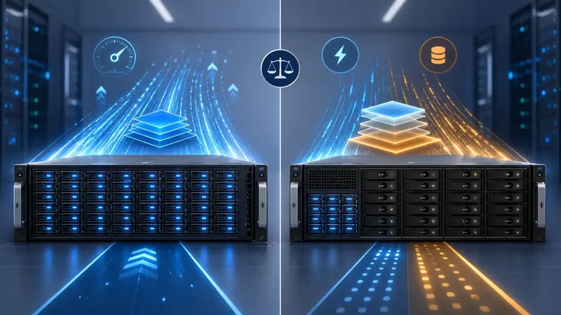 All-Flash vs. Hybrid-Server: Worin liegt der Unterschied in der Praxis?