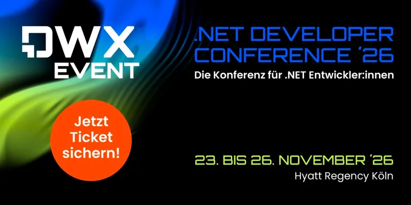 DDC 2026 – Discount für .NET Developer Conference 2026 vom 23.-26.11. in Köln