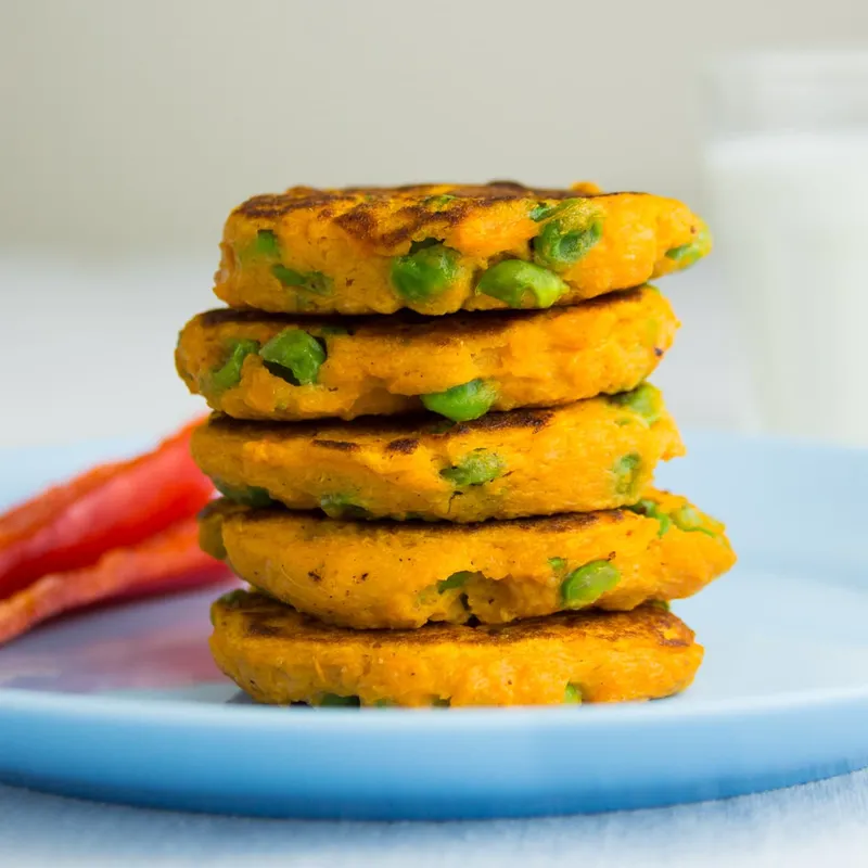 Einfache BLW Süßkartoffelbratlinge, glutenfrei