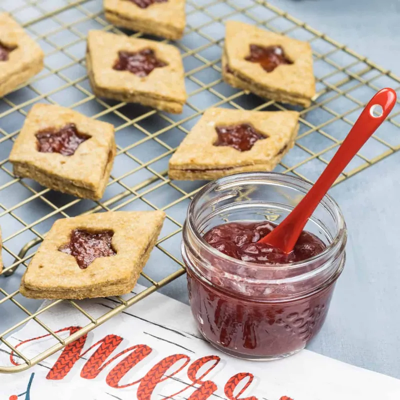 Marmeladenkekse für Kinder, gesunde Plätzchen