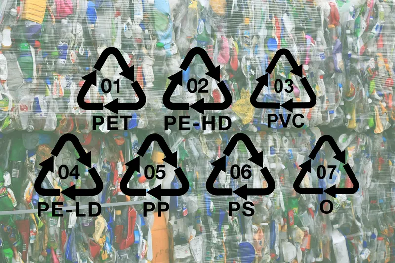 Recyclingcodes auf Plastikverpackungen: Was die Symbole bedeuten