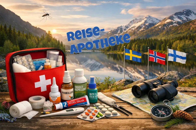 Reiseapotheke Checkliste für Camper: Medikamente, Dosierungen & Tipps 2026