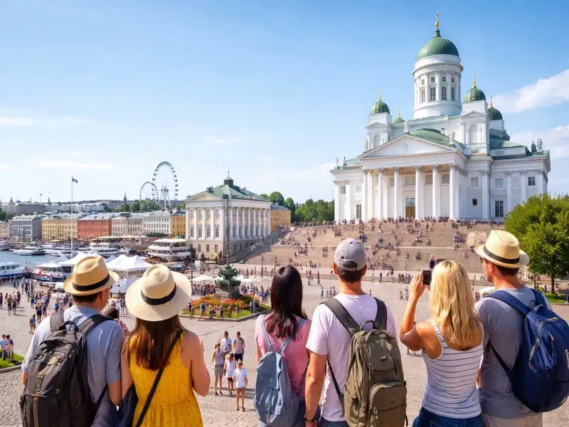 Wie viele Touristen kommen in welchem Monat nach Helsinki?
