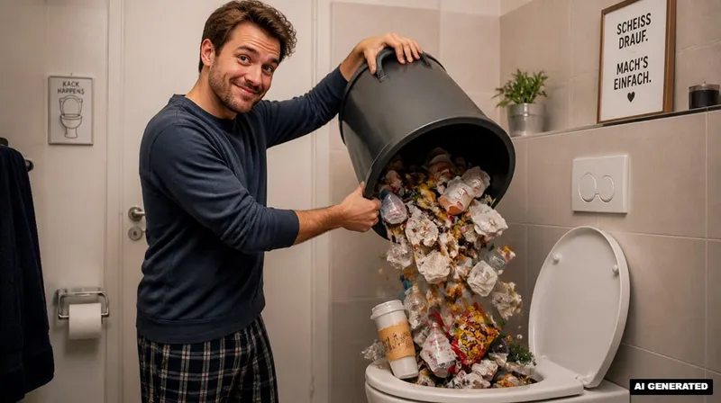 BIG FAIL! Mache nicht diese Toiletten-Umweltsau-Fehler