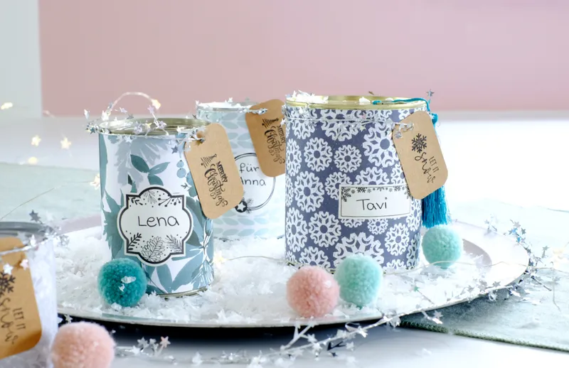 DIYnachten Türchen 9: Geschenkverpackung aus Konservendosen