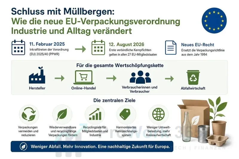 Wie die neue EU-Verpackungsverordnung Industrie und Alltag verändert