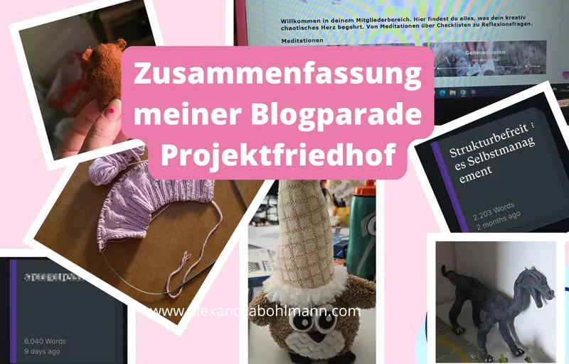 Zeig deinen Projektfriedhof: Das ist bei meiner Blogparade entstanden
