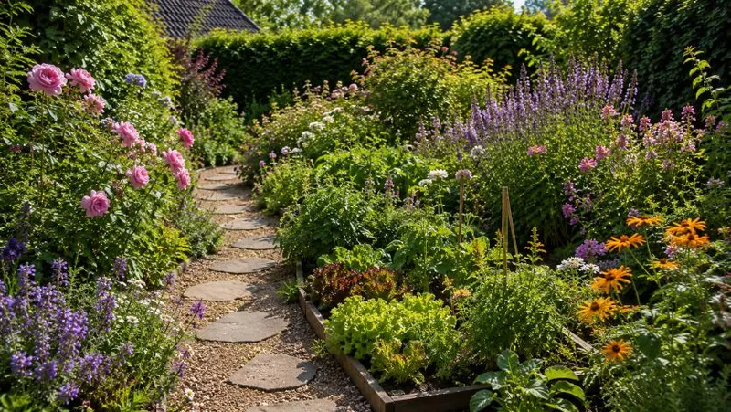 Senkgarten planen: Geschützte Gartenbereiche mit besonderem Klima schaffen
