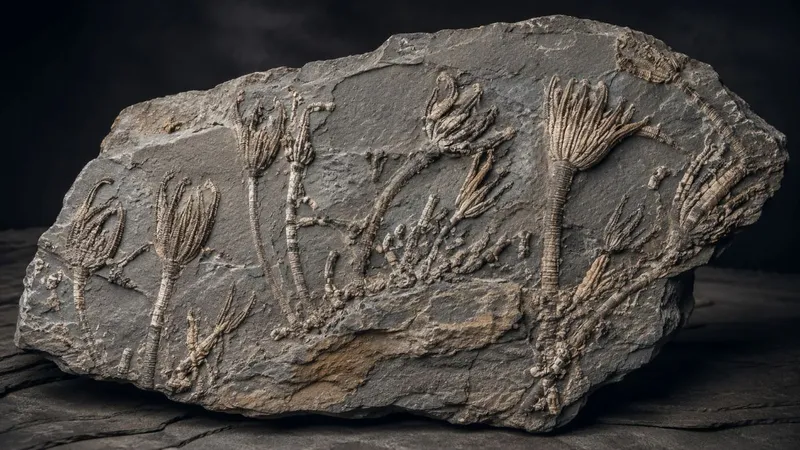 Ordovizische Crinoiden