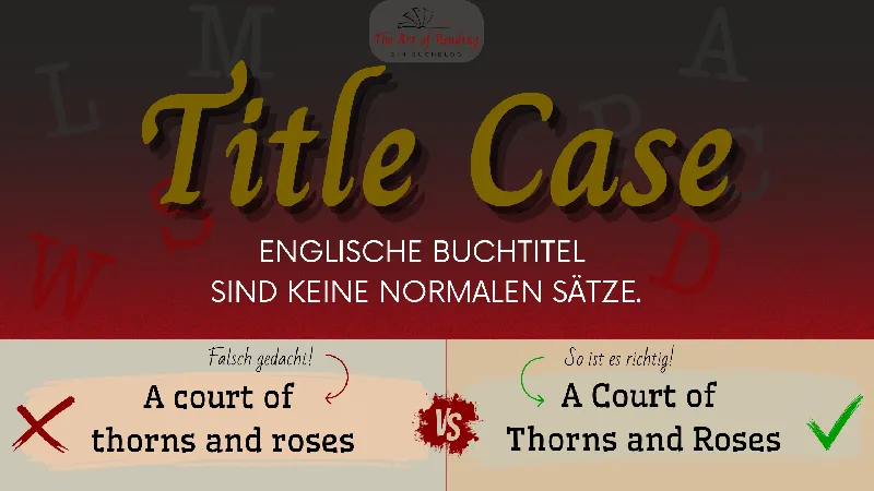Title Case – Englische Buchtitel sind keine normalen Sätze