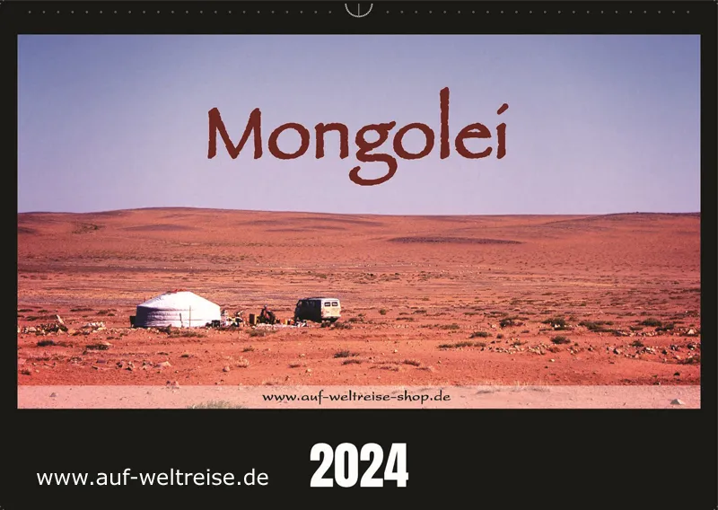 Wandkalender – Mongolei 2024
