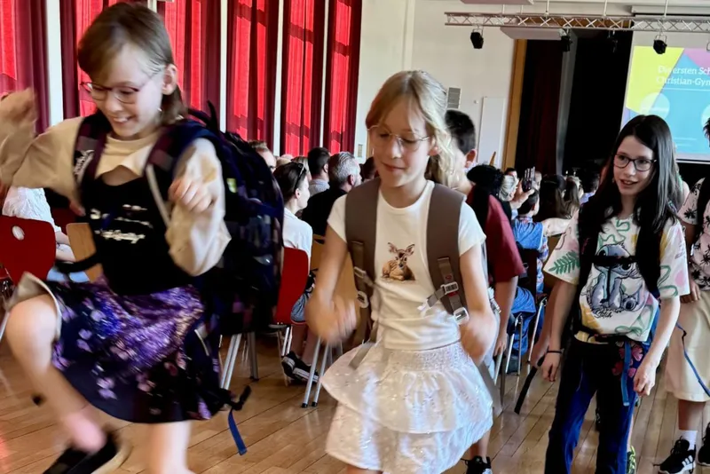 Sprung in neuen Lebensabschnitt – Einschulungsfeier am Christian-Gymnasium