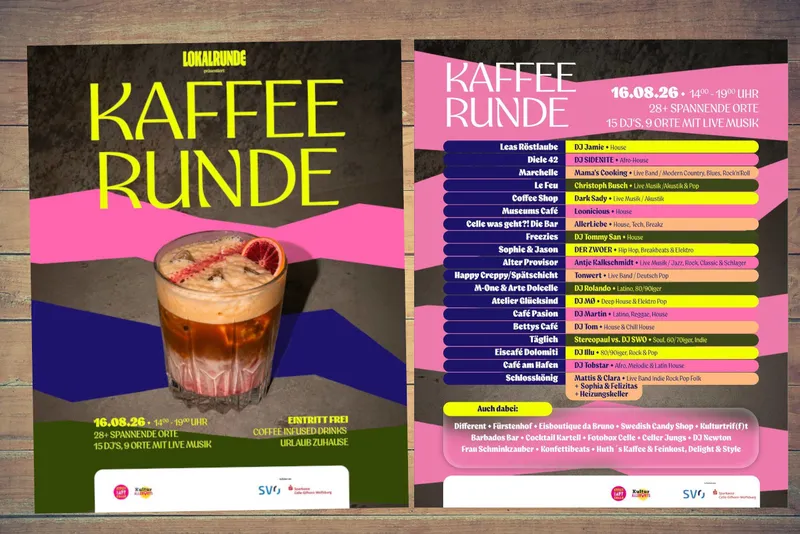 Lokalrunde präsentiert am 16.8.2026 Kaffeerunde