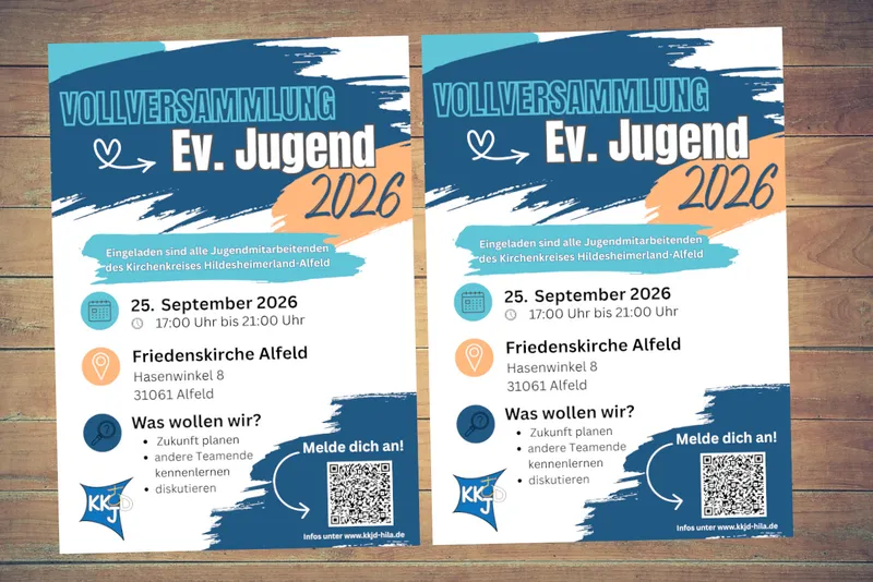 Evangelische Jugend lädt zur Vollversammlung nach Alfeld ein