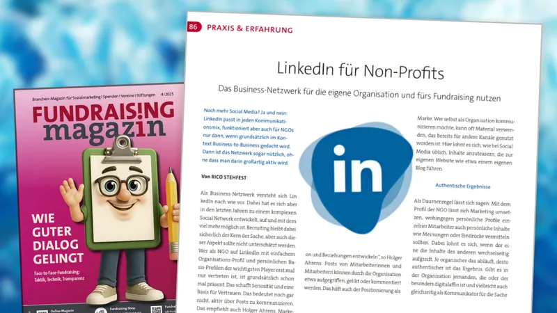 LinkedIn für Non-Profits – Das Business-Netzwerk für die eigene Organisation und fürs Fundraising nutzen