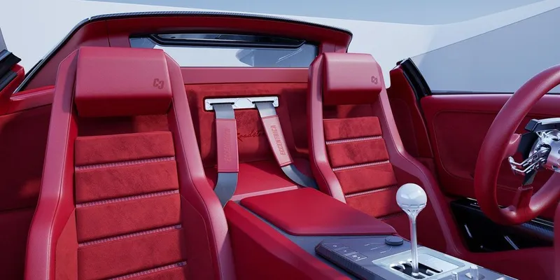 Eccentrica V12 Roadster kommt mit Alcantara