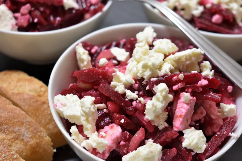 Rote-Bete-Schäfchen – Salat